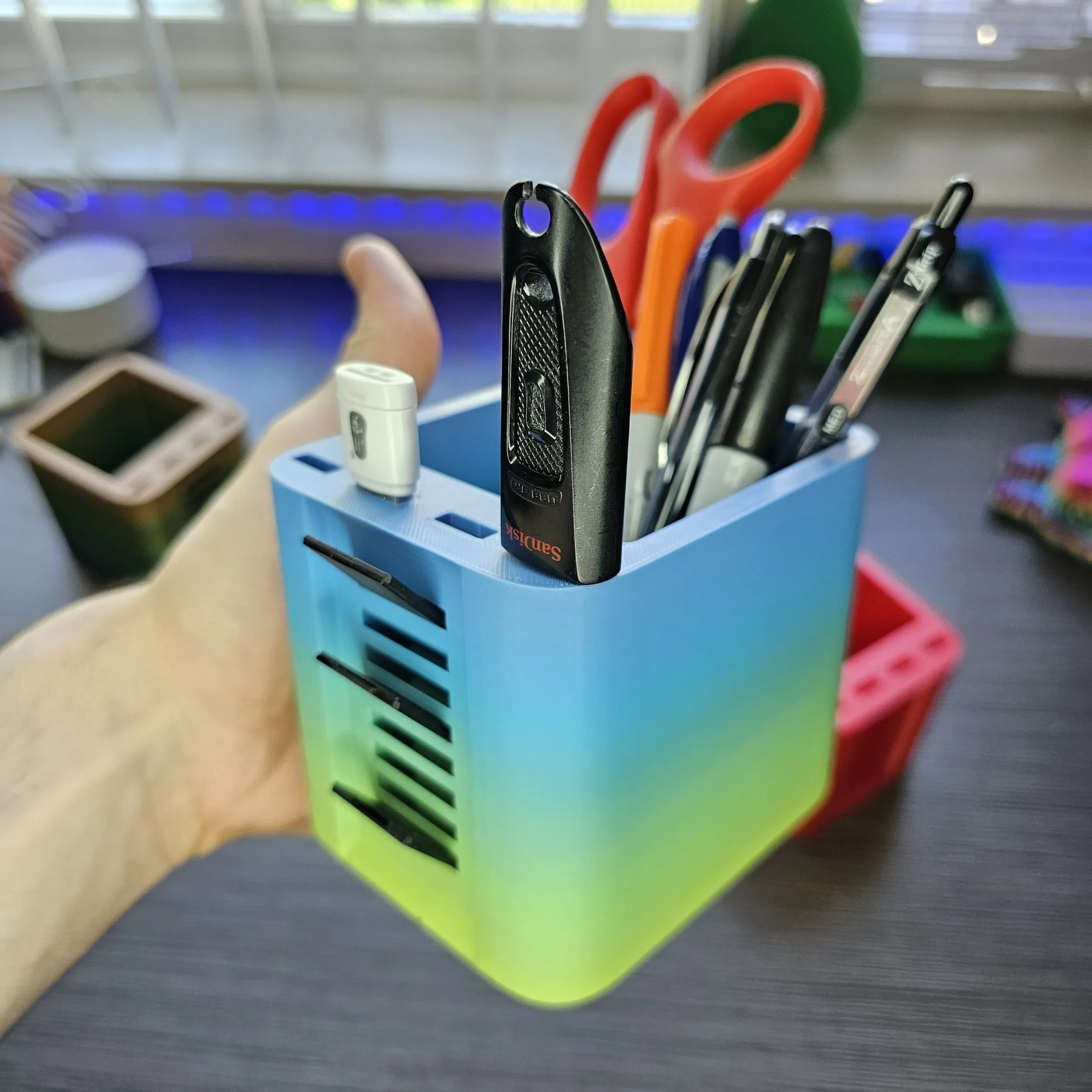 Porte-cartes USB & SD impression 3d