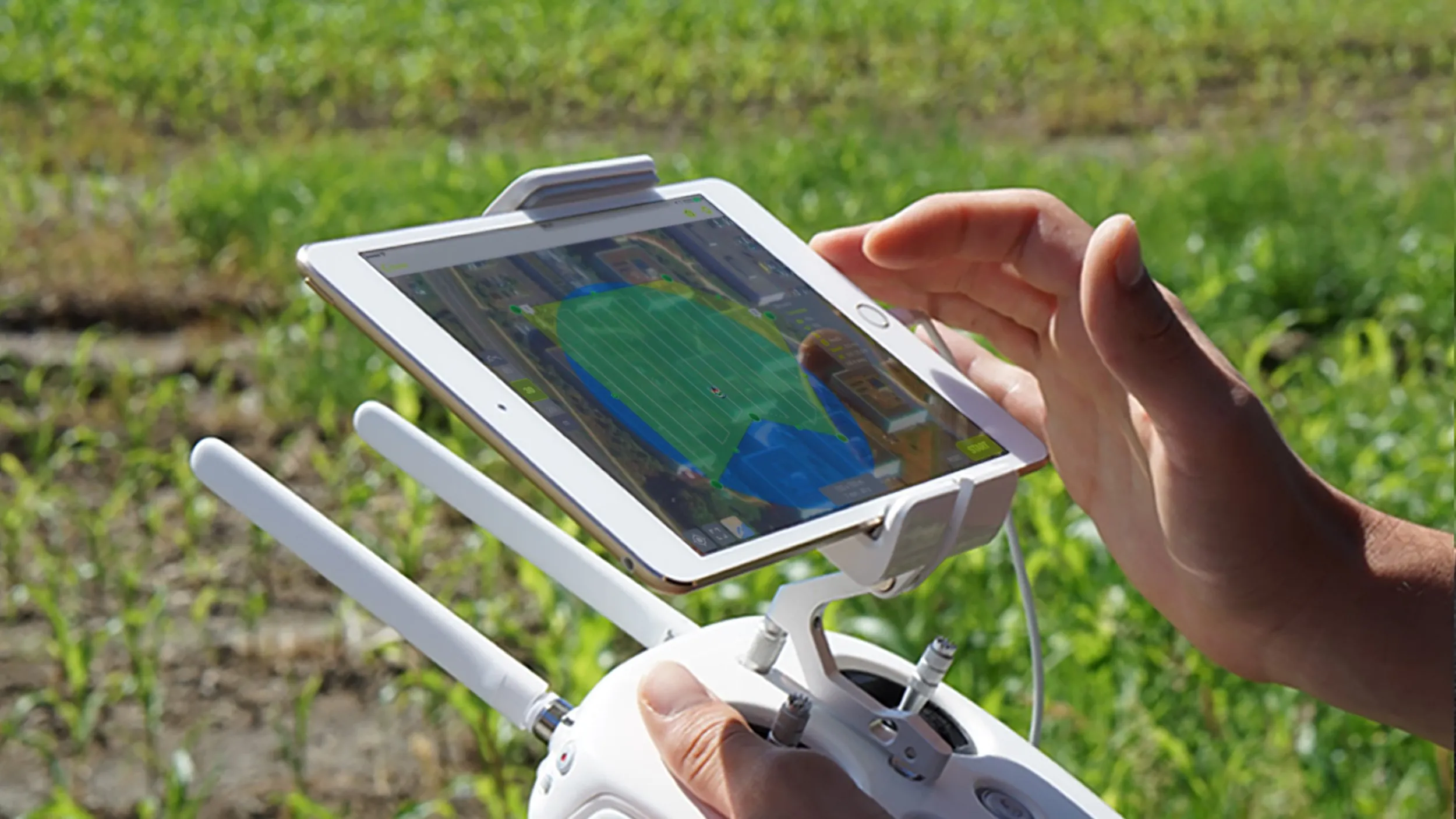Préparation plan de vol d'un drone