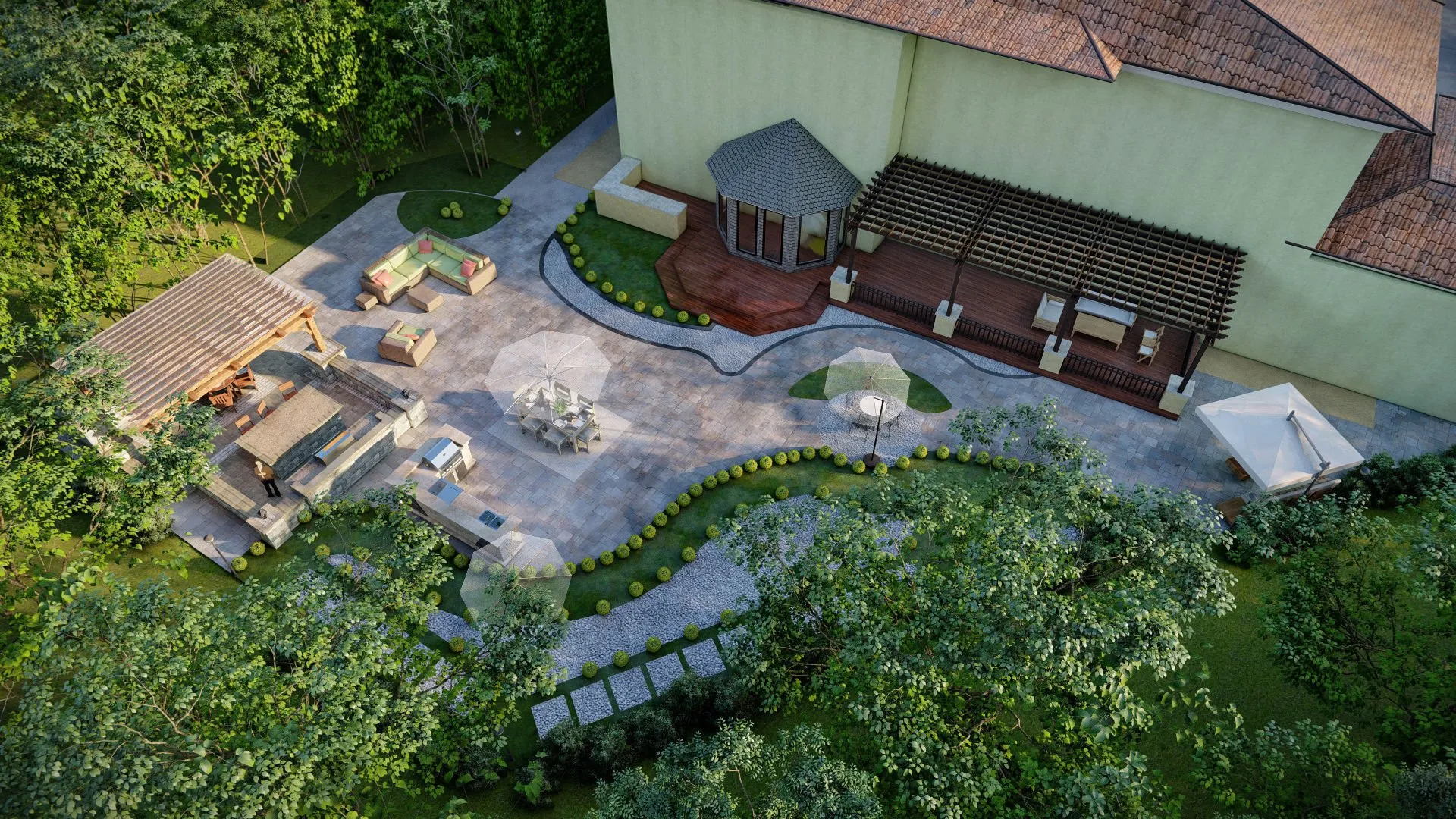 Rendu avec lumion sur sketchup