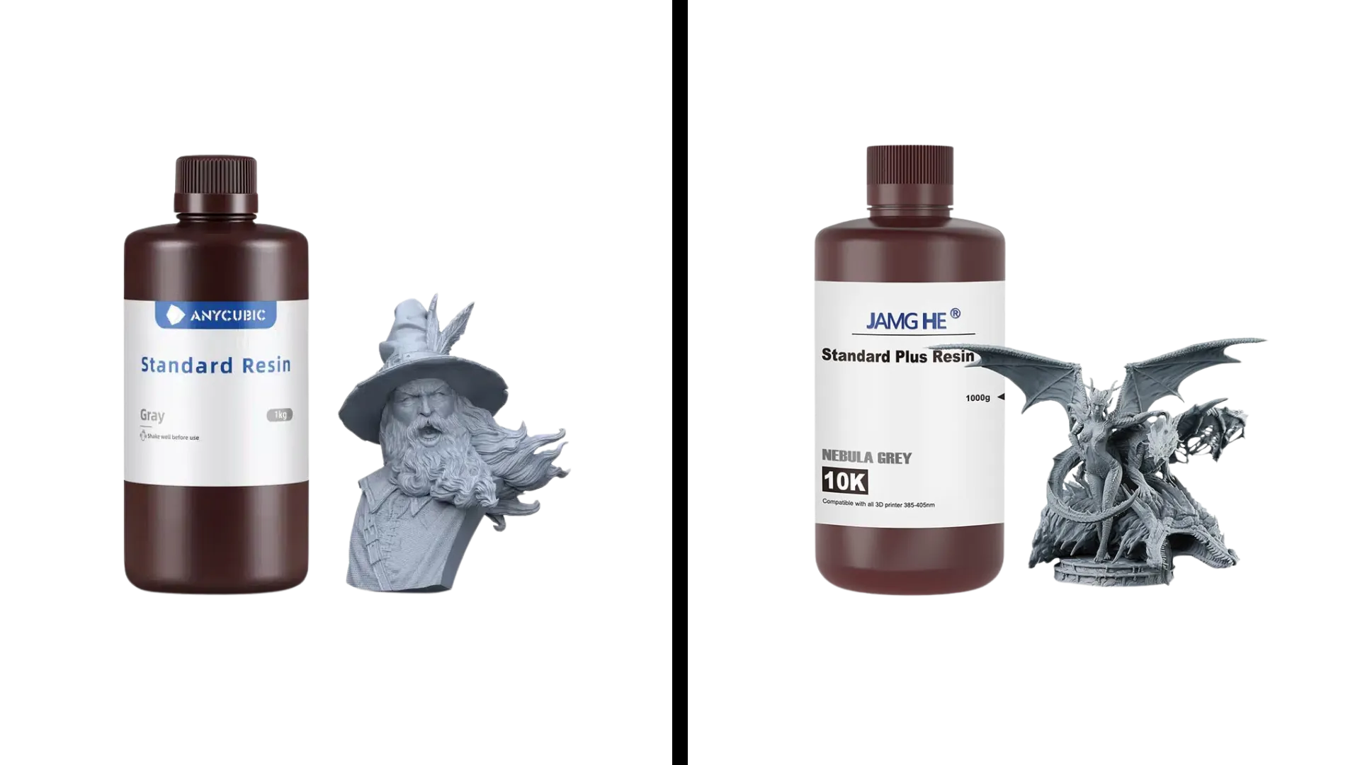 Résine Anycubic et Jamg He