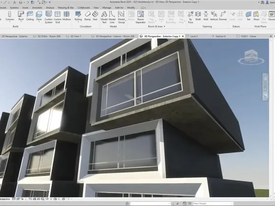 Interface projet revit