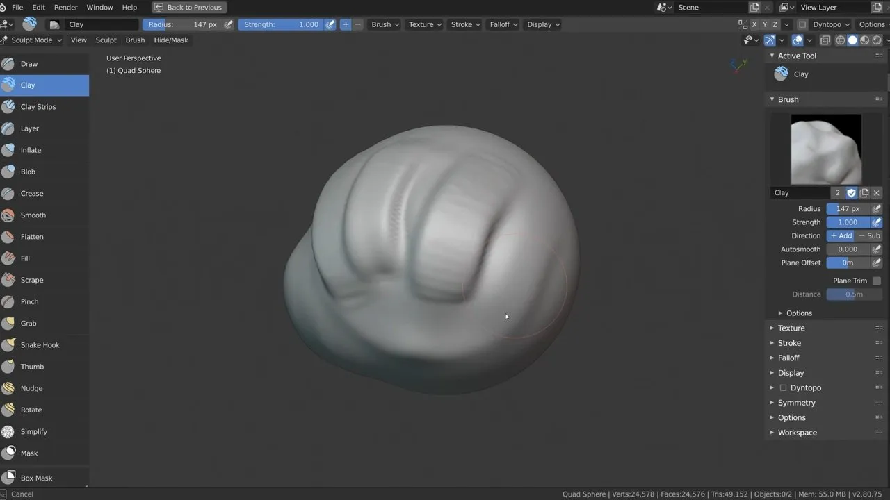 Sculpture blender