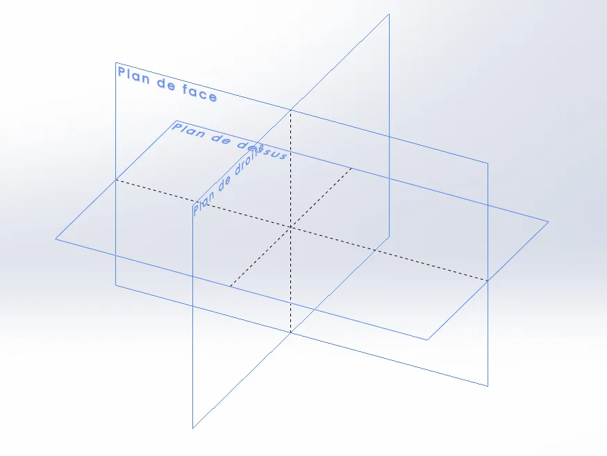 Sélection d'un plan pour les Esquisses SolidWorks