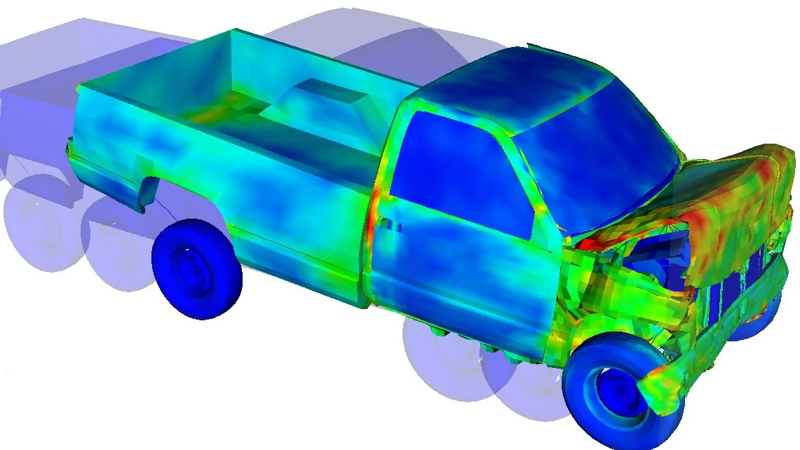 Simulation Accident de voiture SolidWorks