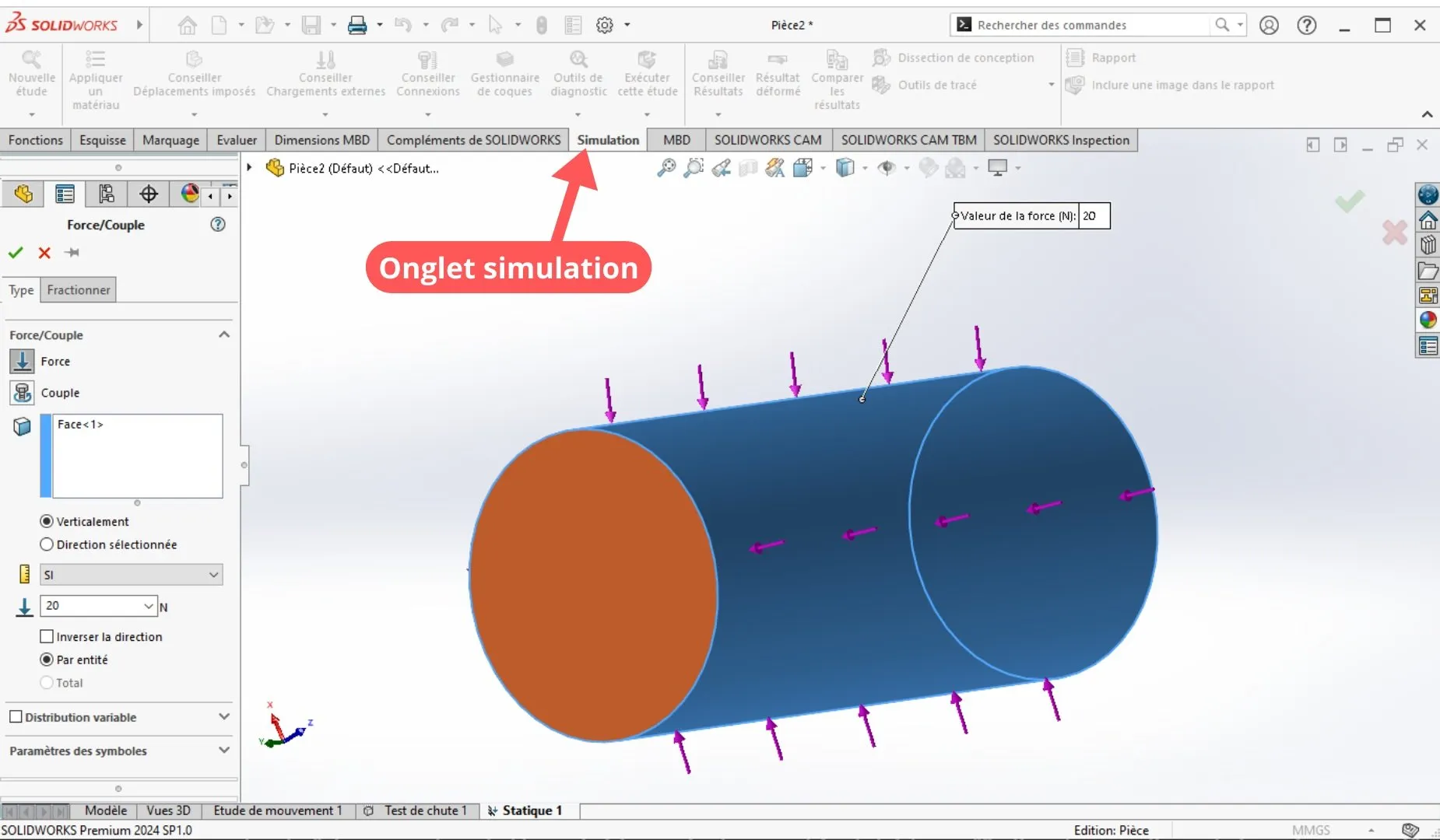Simulation SolidWorks
