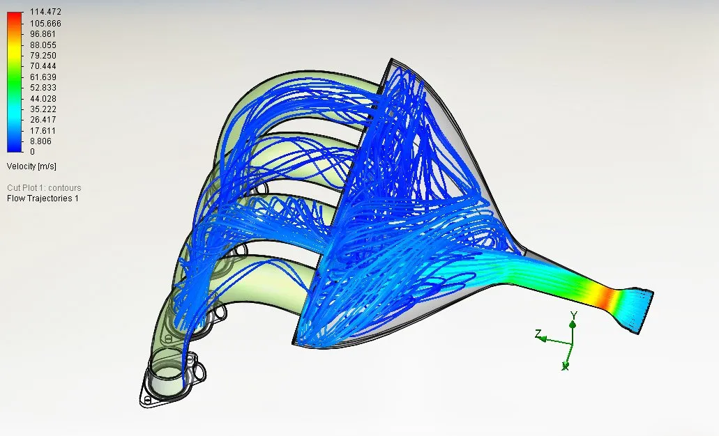 Simulation flux d'air