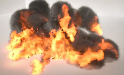 Simulation fumée Blender