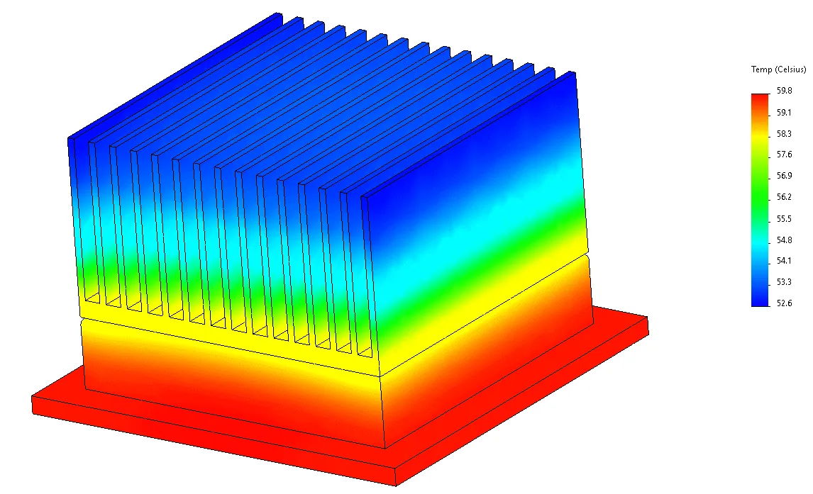 Simulation thermique SolidWorks