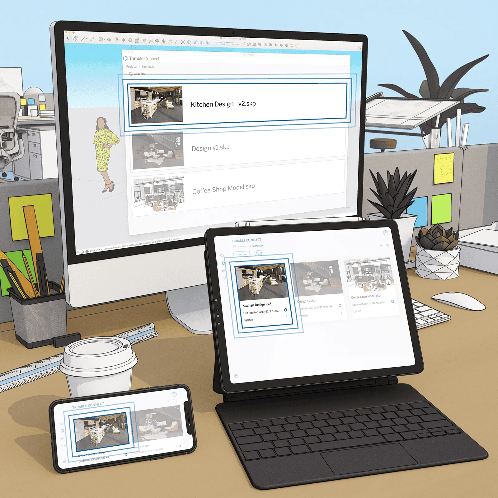 SketchUp Go sur ipad