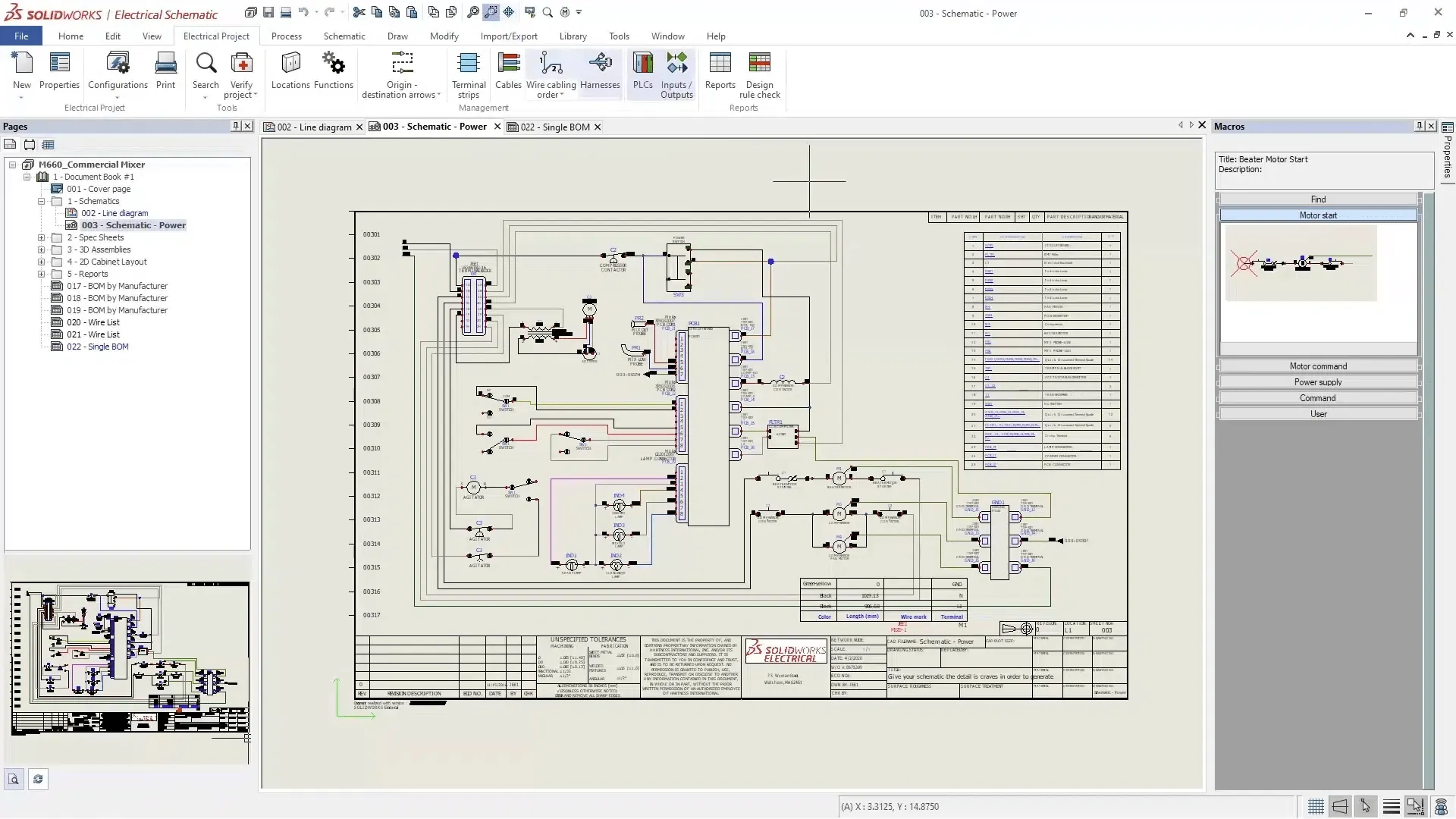 Solidworks electrical Schematic