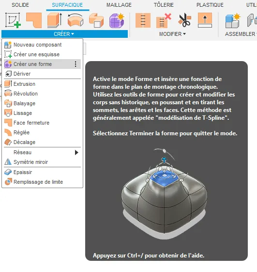 T-spline Fusion 360