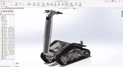 Trottinette SolidWorks