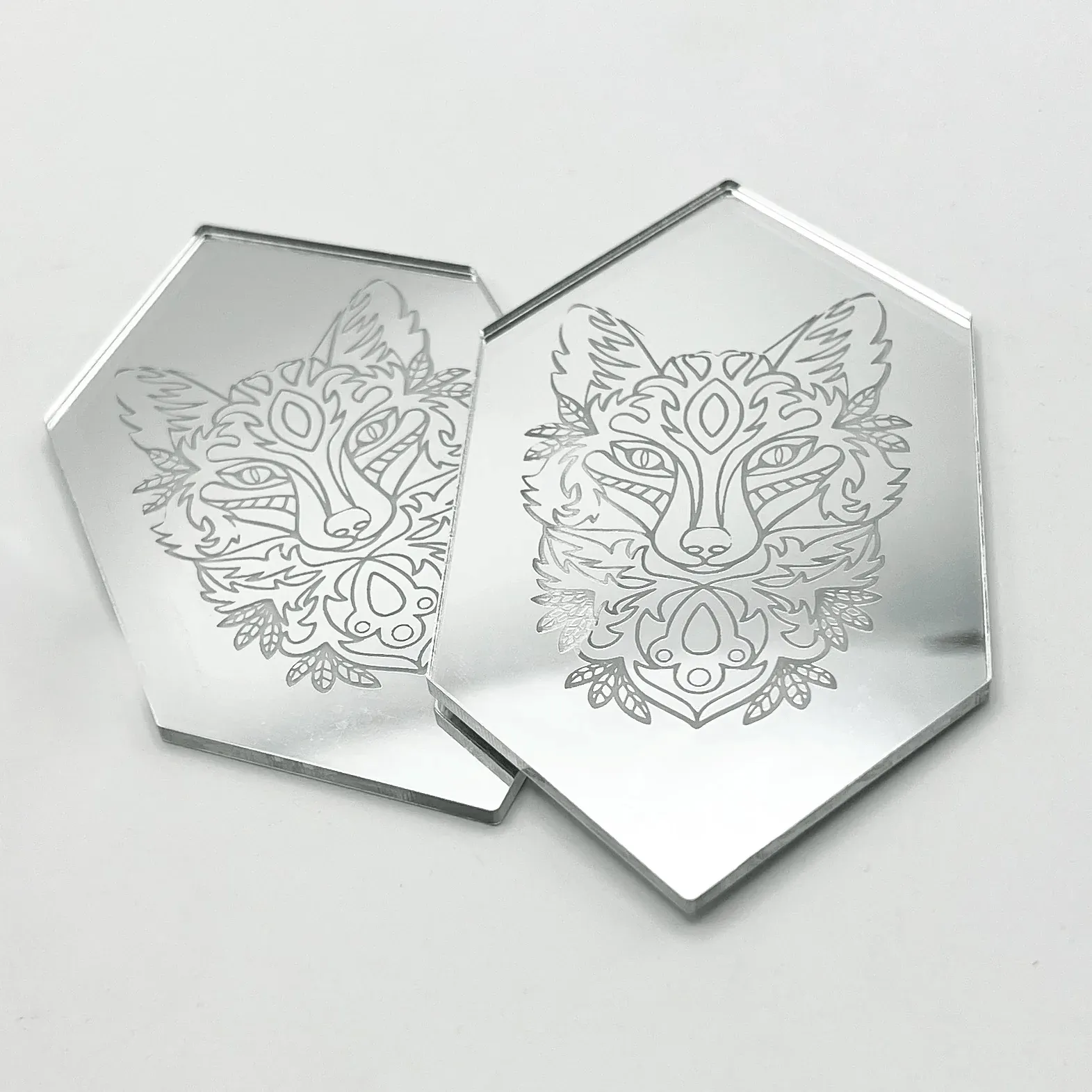 Verre gravé au laser CNC