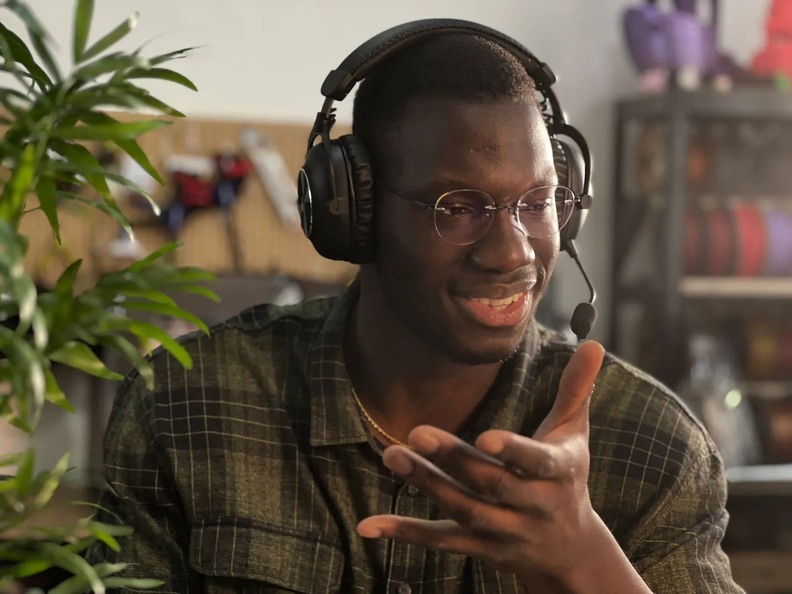 Un apprenant en visio avec son conseiller