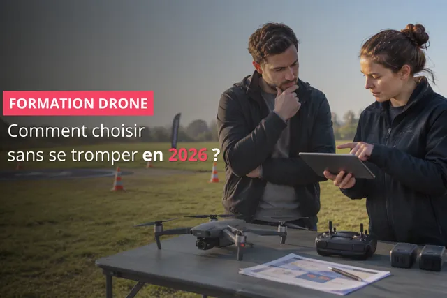 Formation drone : comment choisir sans se tromper en 2026 ?