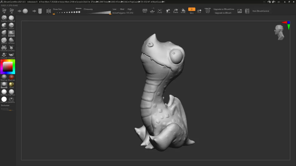 ZBrush Core mini exemple
