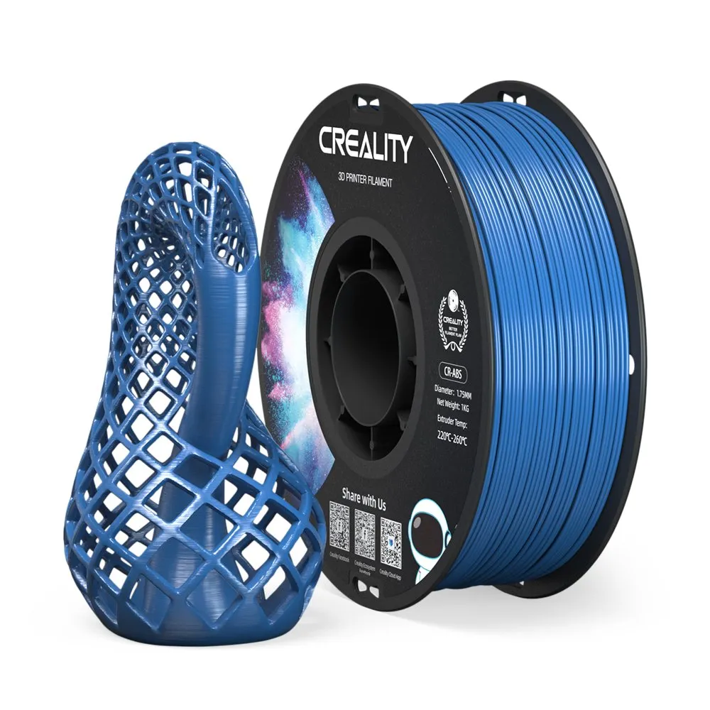 bobine de filament abs avec un exemple d'impression