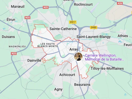 Carte d'Arras