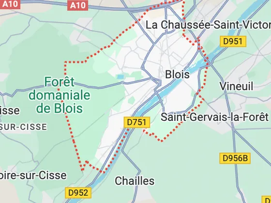 Carte de Blois