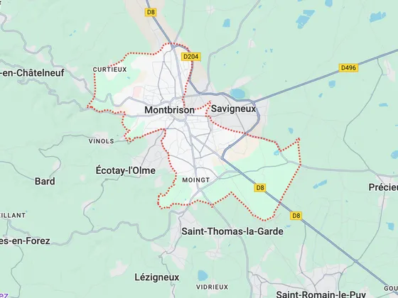 Carte de Montbrison