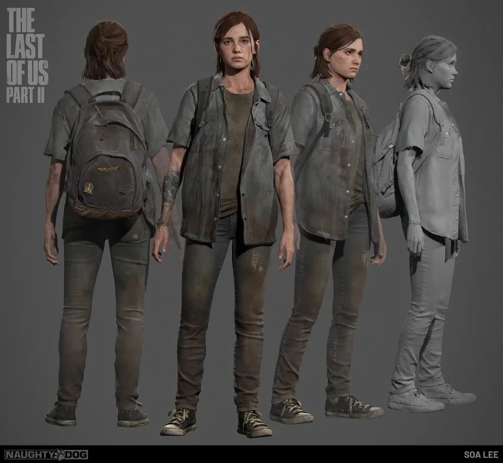 character design last of us