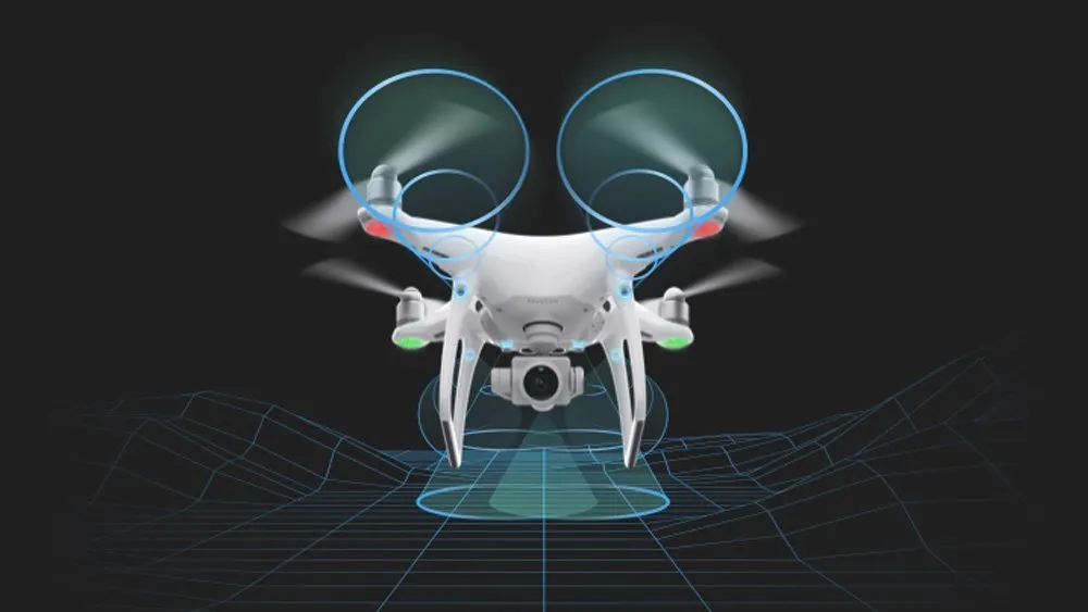 dessin de drone blanc en 3d