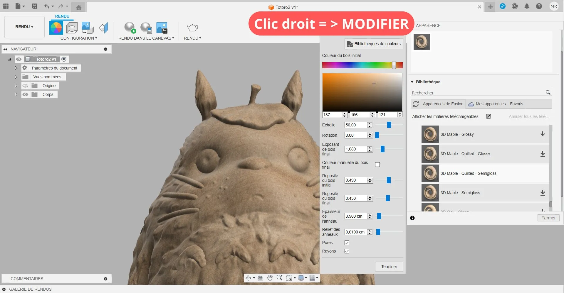 éditer les textures