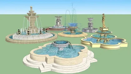 fontaines sketchup