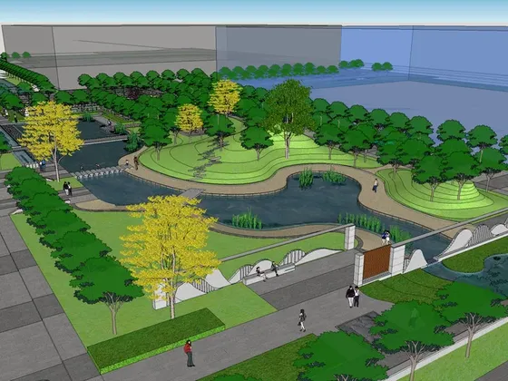 grand parc sketchup