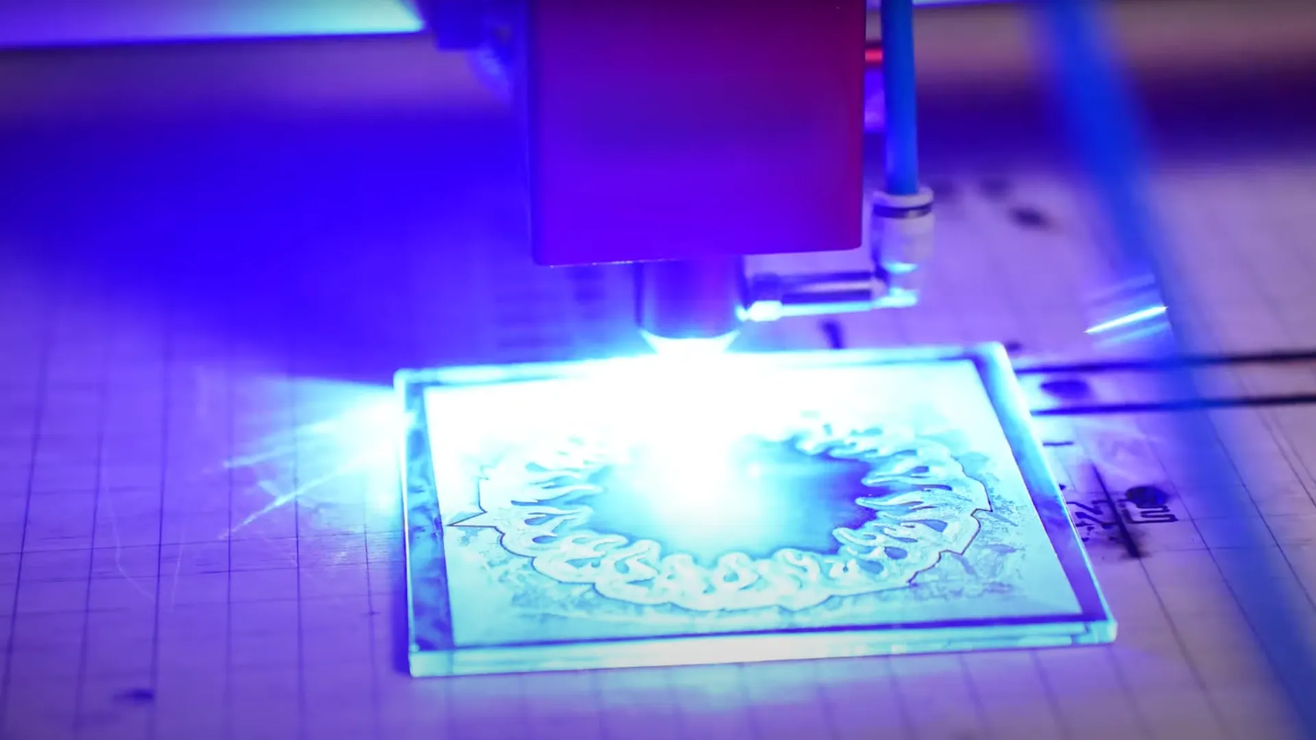 gravure laser CNC de verre