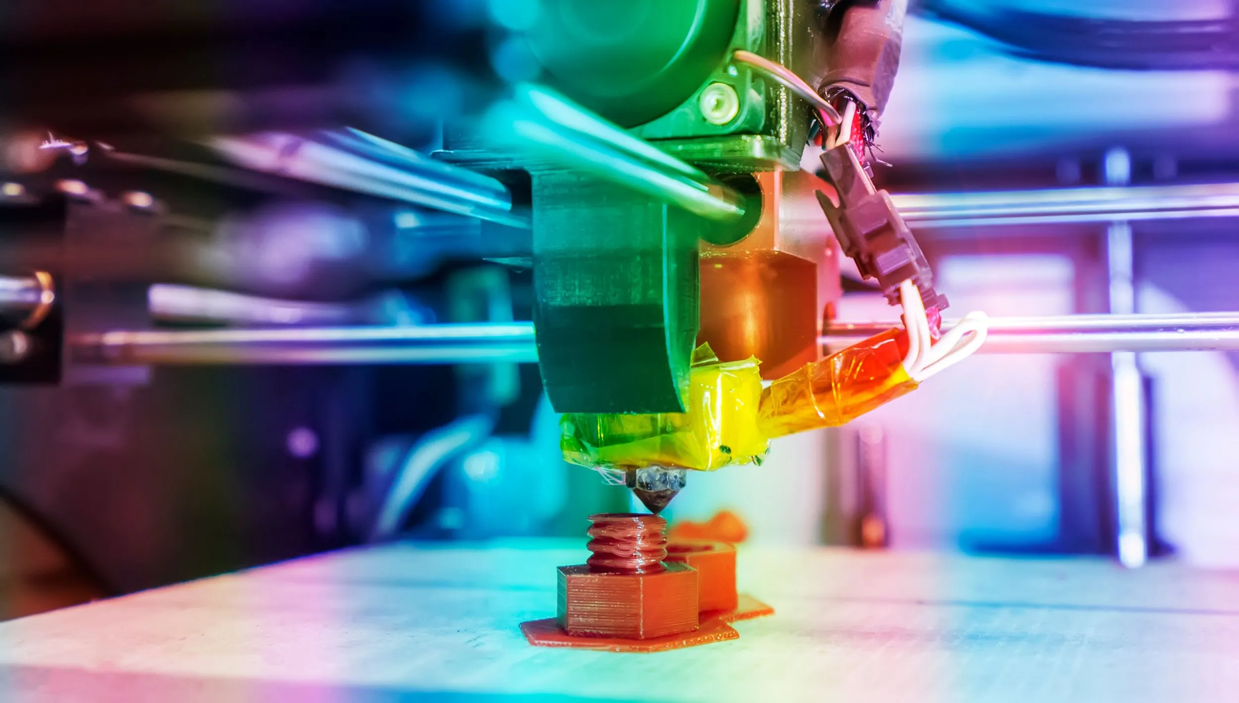imprimante multicolore fdm en action
