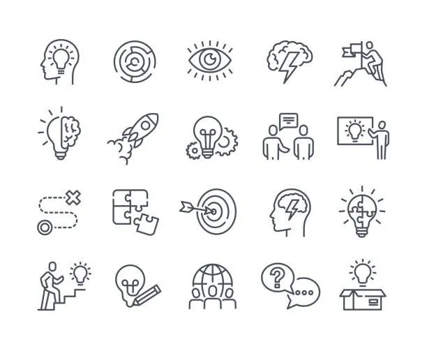 Collection d'icônes et pictogrammes vectoriels.