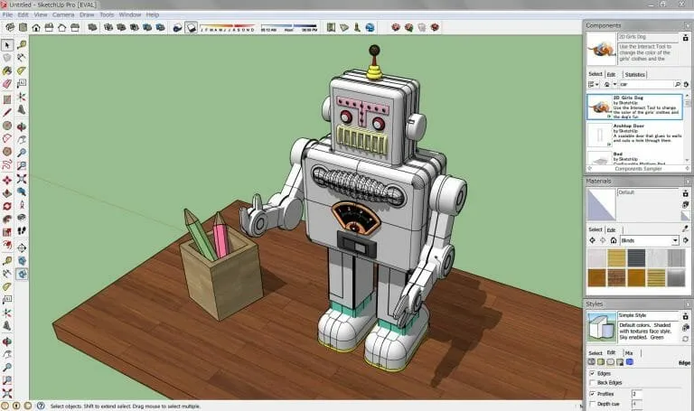 logiciel conception sketchup