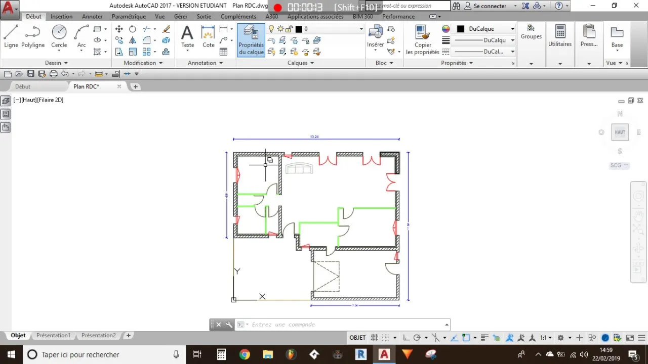 mise a echelle revit