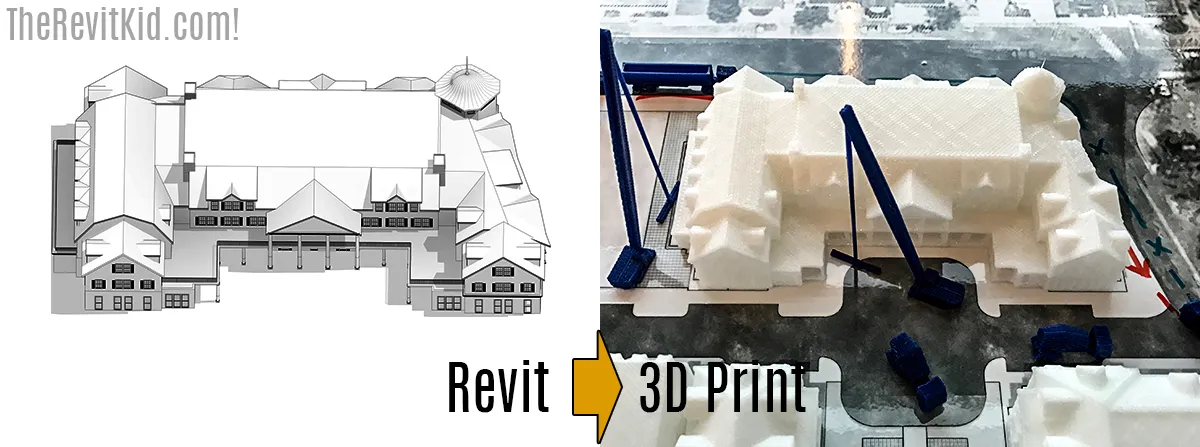 model revit à impression 3d
