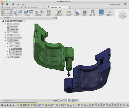 Assemblage Fusion 360