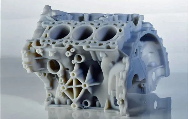 moteur miniature imprimé en 3d abs