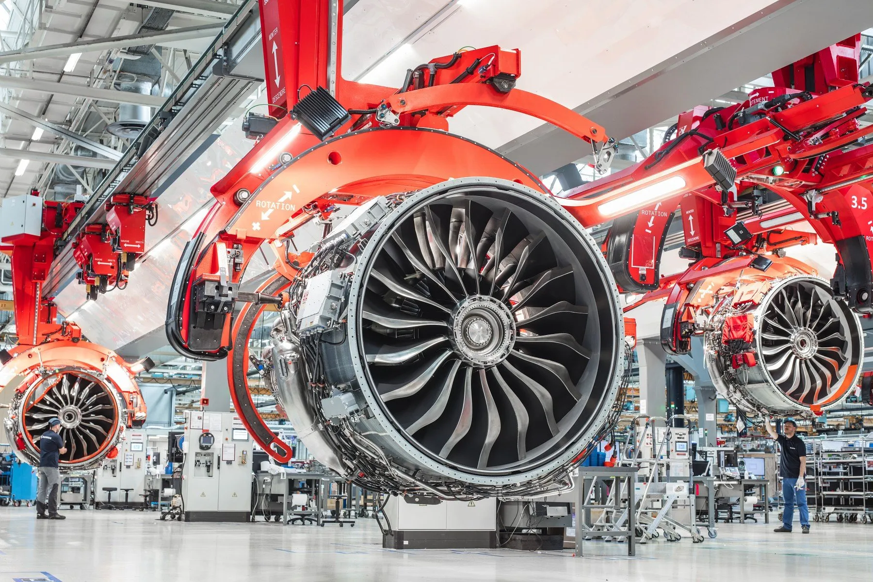 Usine Safran imprimant en 3D des engins d'avions