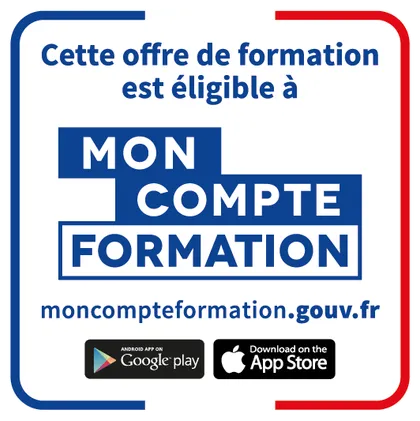 Cette offre de formation est éligible à Mon Compte Formation