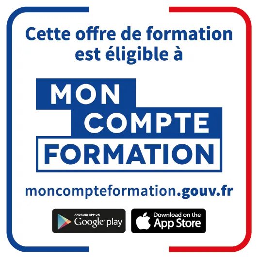 Cette offre de formation est éligible à Mon Compte Formation