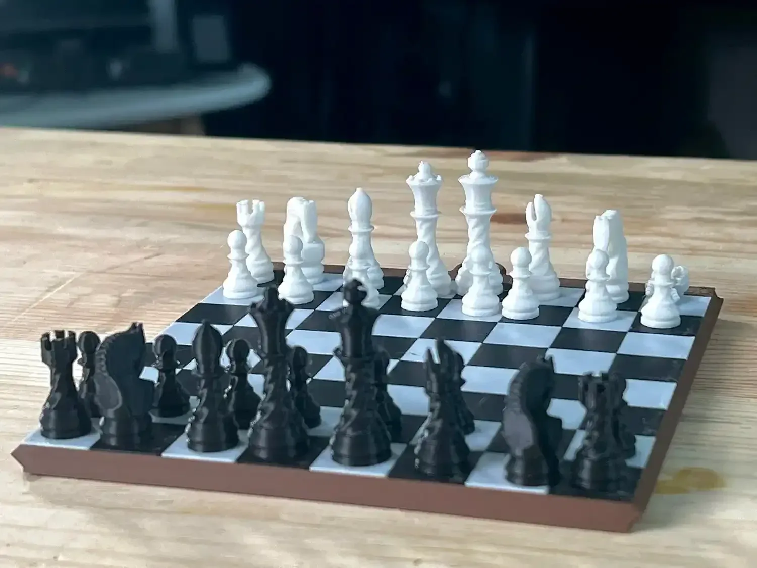 Jeu d'échecs imprimé en 3D