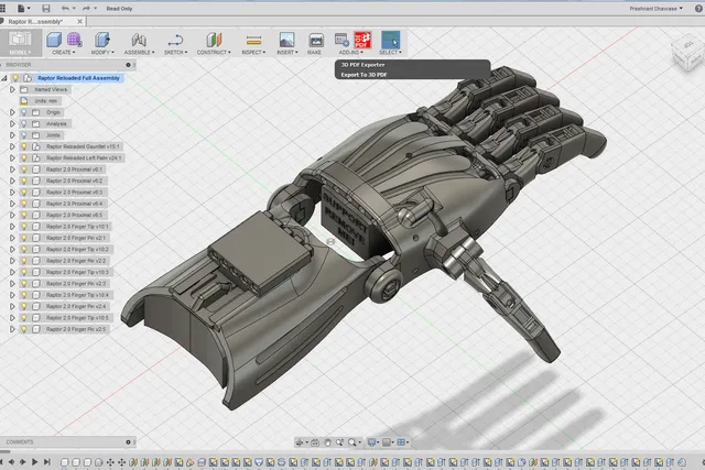 Préparer un fichier 3D Fusion 360