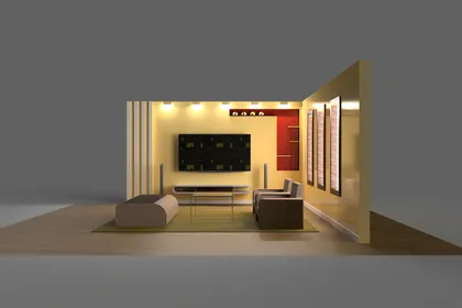 rendu Salon Fusion 360