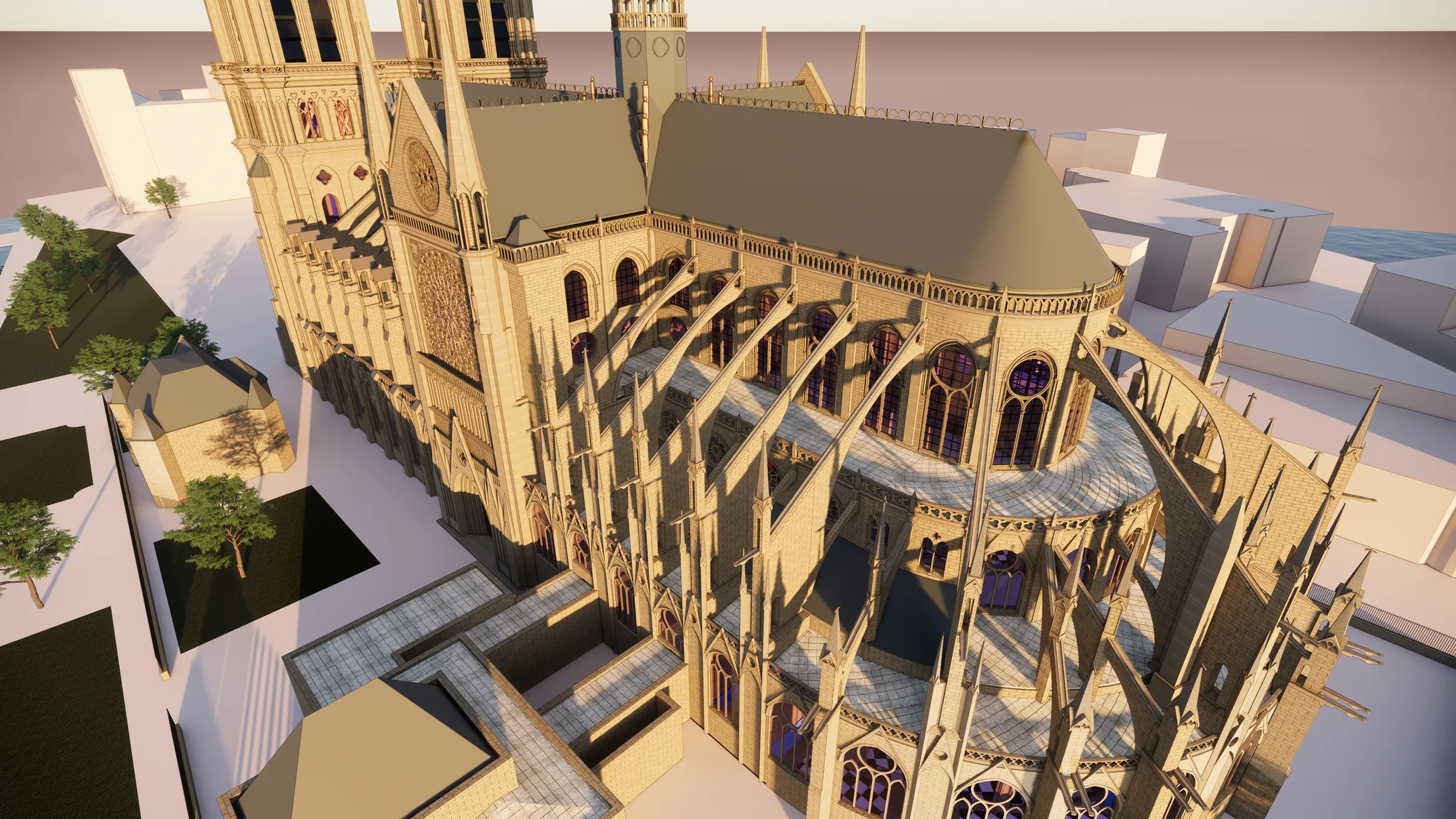 revit projet Restauration de Bâtiments Historiques dans Revit Cathédrale