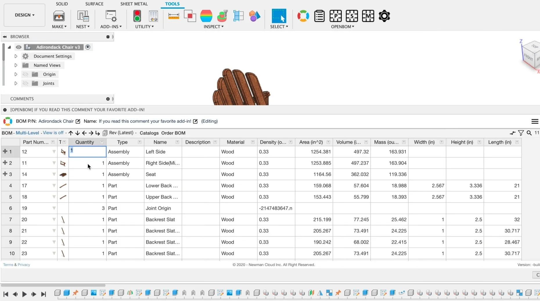 screenshot openBom