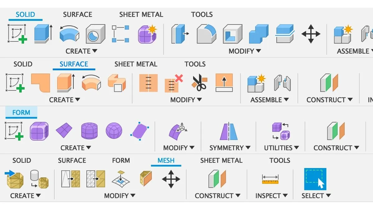 Interface et fonctions de Fusion 360 pour débuter