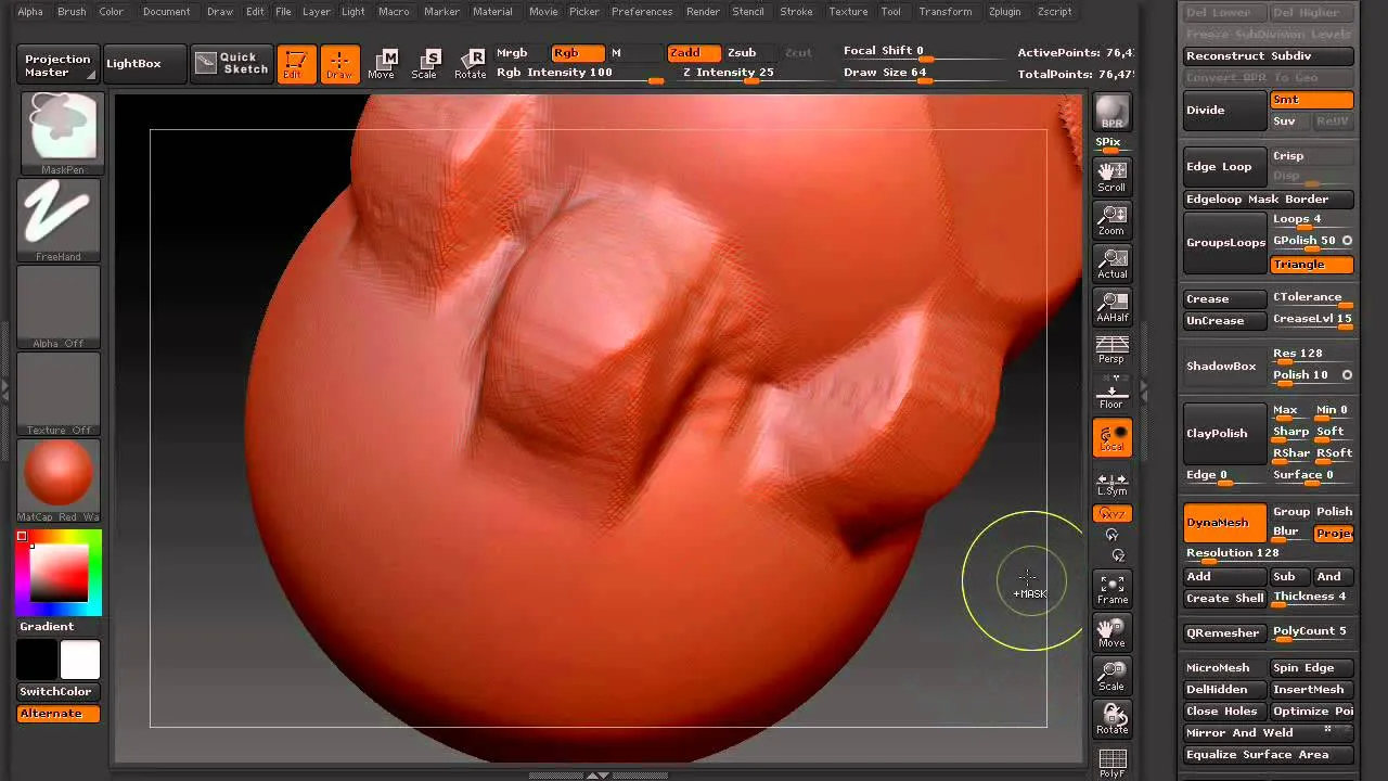 zbrush dynamesh
